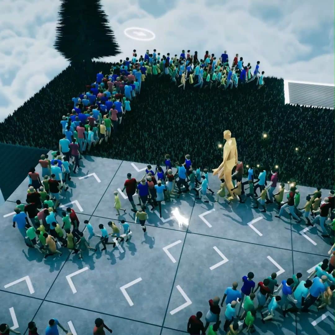PlayStationのインスタグラム：「Humanity launches May 16 as a Day 1 PlayStation Plus Game Catalog title.  Developer Enhance celebrates with a trailer inspired by quirky early PlayStation era ads. Visit PlayStation Blog to watch the full video.」