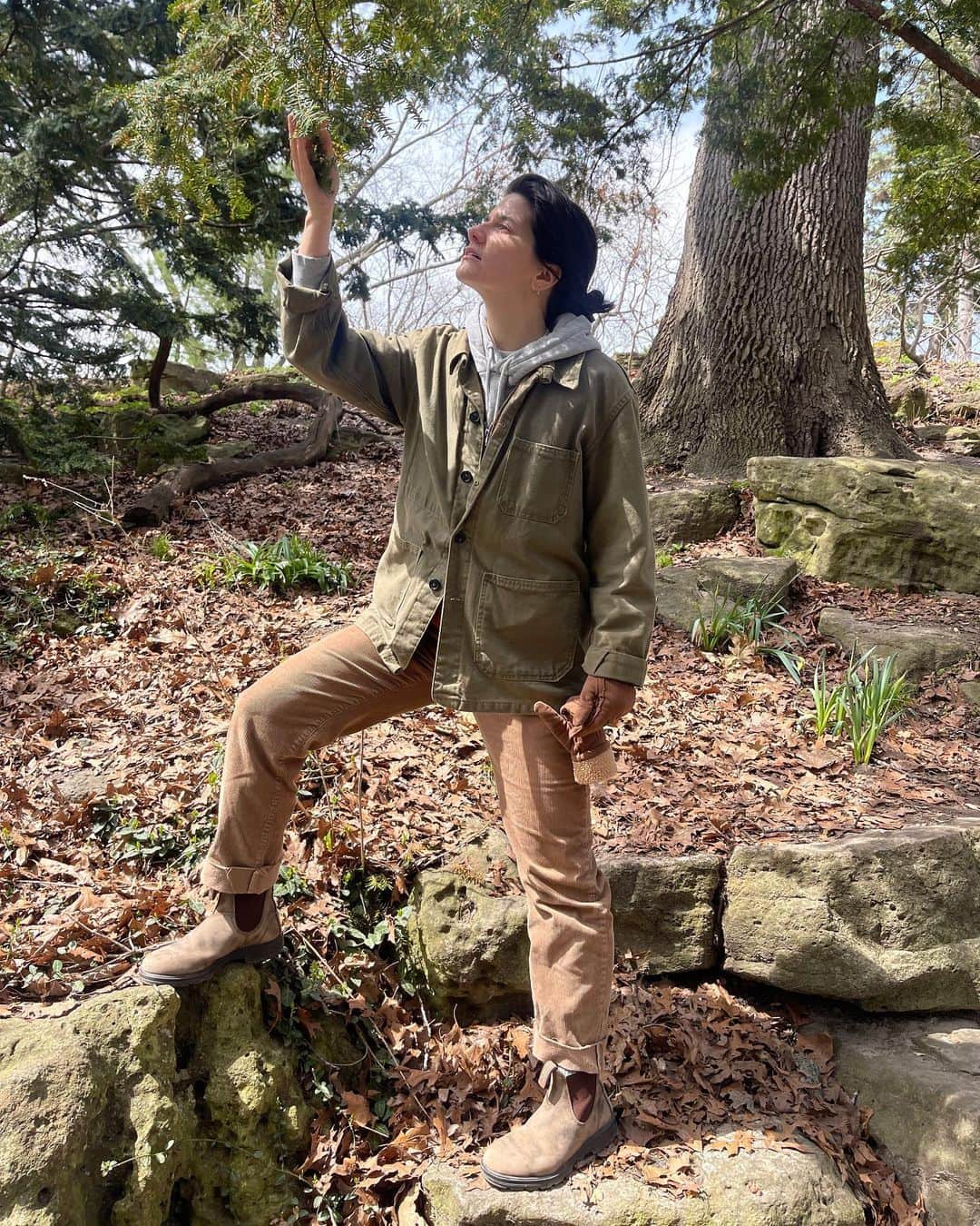 イリース・バウマンのインスタグラム：「In my nature boy era」