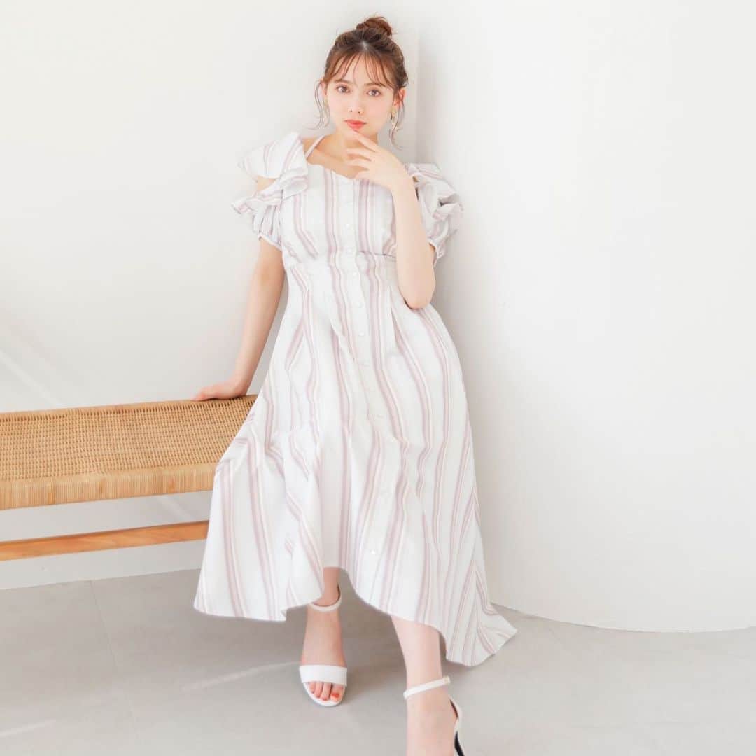 WILLSELECTION OFFICIALさんのインスタグラム写真 - (WILLSELECTION OFFICIALInstagram)「@willselection_official   New Arrival♡ ✔︎ シアーストライプワンピース ¥17,600(tax in)  color beige/pink/mint  #WILLSELECTION #ウィルセレクション #stripe」4月20日 23時23分 - willselection_official