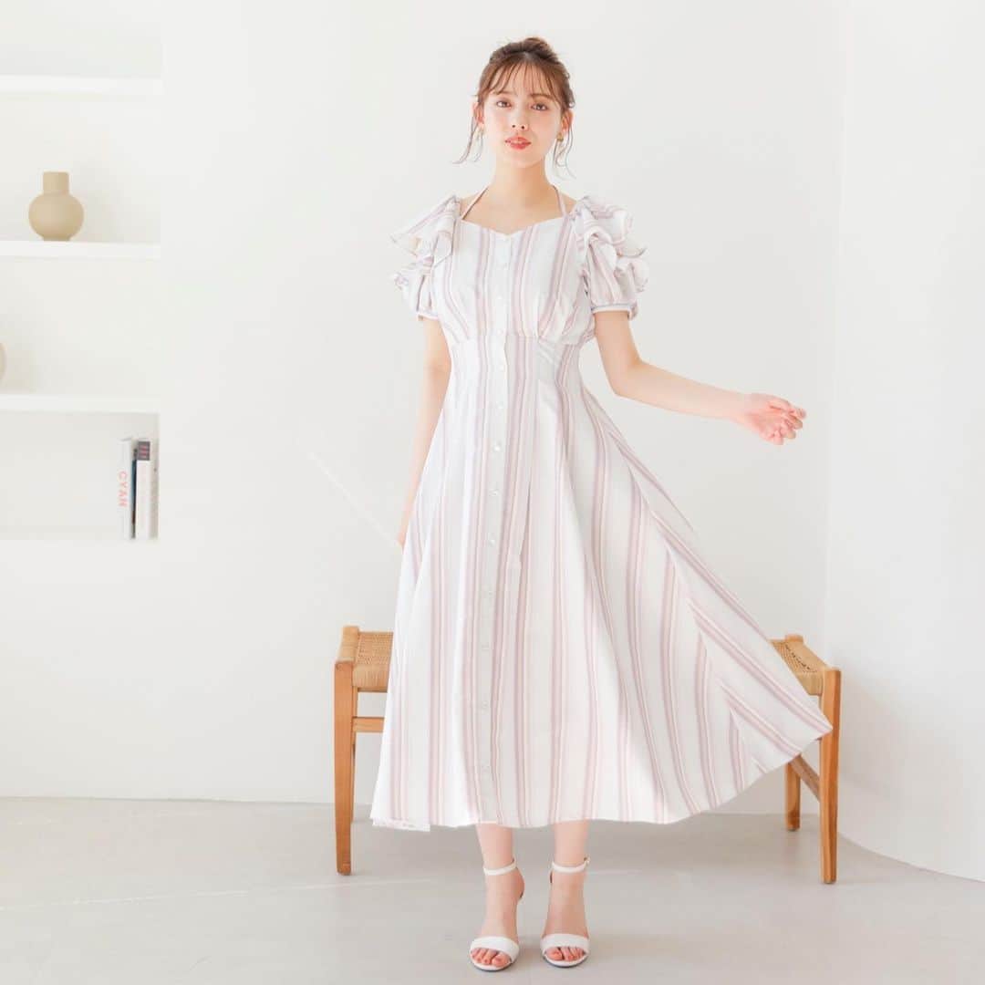 WILLSELECTION OFFICIALさんのインスタグラム写真 - (WILLSELECTION OFFICIALInstagram)「@willselection_official   New Arrival♡ ✔︎ シアーストライプワンピース ¥17,600(tax in)  color beige/pink/mint  #WILLSELECTION #ウィルセレクション #stripe」4月20日 23時23分 - willselection_official