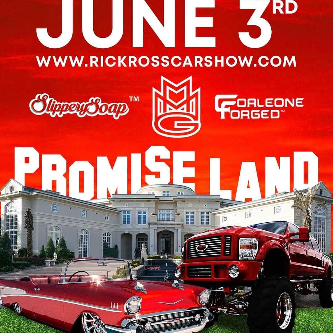 リック・ロスさんのインスタグラム写真 - (リック・ロスInstagram)「@theslipperysoapllc car care products aka ‘BOSS GLOSS’ taking over & now available on @amazon & coming soon to a @autozone near you! BIGGEST CAR/BIKE SHOW OF 2023  June 3rd Fayetteville Ga @ the Promise Land with performances by The Boss Rick Ross and LIL WAYNE @liltunechi !  www.rickrosscarshow.com  📸 @shulathedon」4月20日 23時24分 - richforever