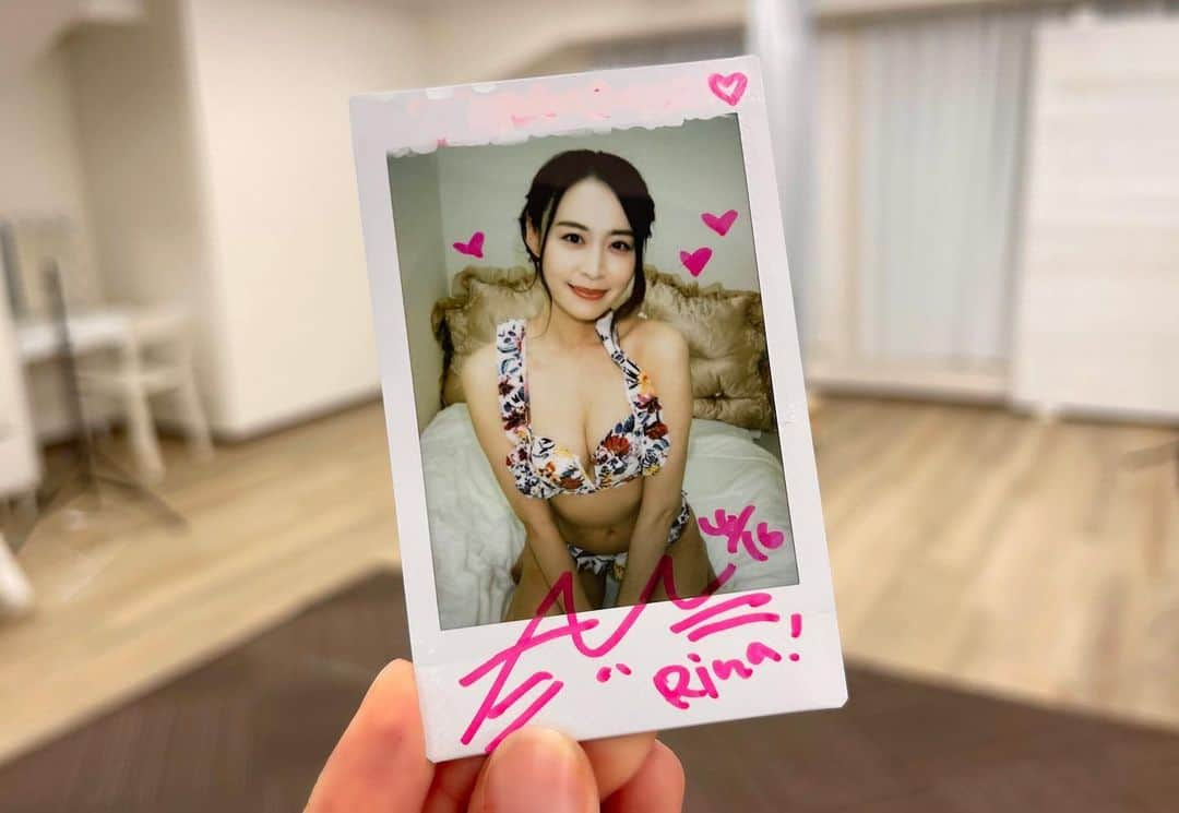 千倉里菜のインスタグラム：「ありがとうございました！♡  撮影会、楽しかったです(..◜ᴗ◝..)  #撮影会 #チェキ #水着 #グラビア」