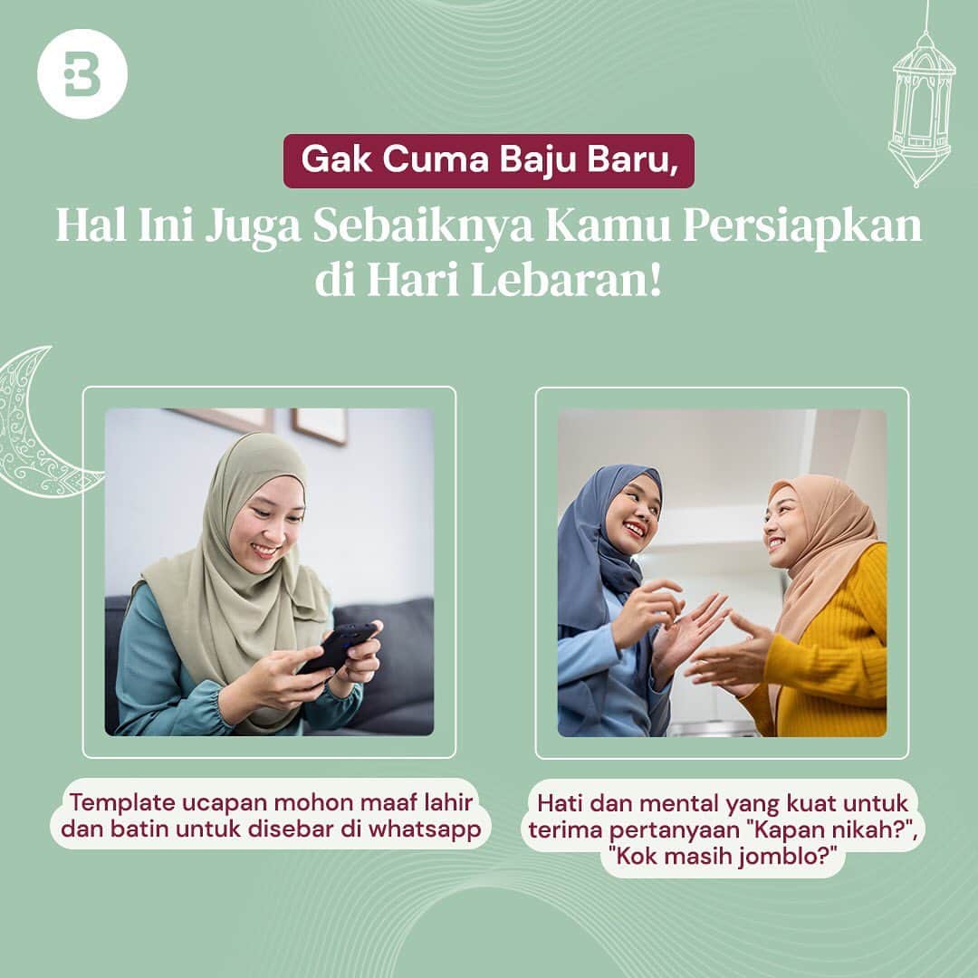 Beauty | Health | Fashionさんのインスタグラム写真 - (Beauty | Health | FashionInstagram)「Kalo beauties, hal apa lagi nih yang dipersiapin untuk lebaran nanti? Ucapan maaf ke mantan yang berujung balikan, atau…..😂🤭 —-- Jangan lupa untuk follow @Beautynesia.id  untuk berita menarik seputar wanita dan lainnya!  Follow juga instagram : @beautynesianews 💄 @mommyasia.id 🤰🏼👶🏻 —----  #hariraya #lebaran #idulfitri #lebaran2023 #persiapanlebaran #menujukemenangan #harikemenangan #persiapan」4月21日 9時00分 - beautynesia.id