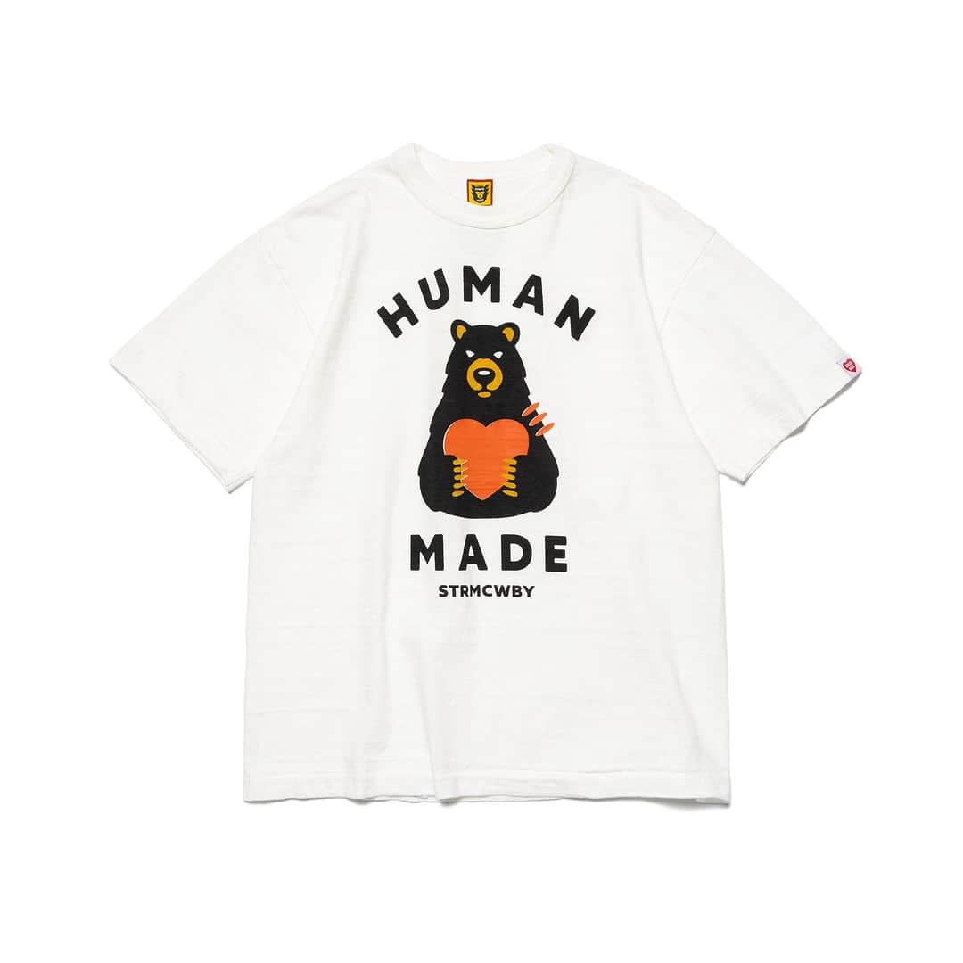 HUMAN MADEさんのインスタグラム写真 - (HUMAN MADEInstagram)「"GRAPHIC T-SHIRT #13" is available at 22nd April 11:00am (JST) at Human Made stores mentioned below  4月22日AM11時より、"GRAPHIC T-SHIRT #13” が HUMAN MADE のオンラインストア並びに下記の直営店舗にて発売となります。  [取り扱い直営店舗 - Available at these Human Made stores] ■ HUMAN MADE ONLINE STORE ■ HUMAN MADE OFFLINE STORE ■ HUMAN MADE HARAJUKU ■ HUMAN MADE SHIBUYA PARCO ■ HUMAN MADE 1928 ■ HUMAN MADE SHINSAIBASHI PARCO  *在庫状況は各店舗までお問い合わせください。 *Please contact each store for stock status.  HUMAN MADE定番の丸胴ボディーを使用したグラフィックTシャツ。 スラブ生地ならではの柔らかく独特な風合いと、ひび割れプリントで表現したオリジナルグラフィックが特徴です。  Graphic T-shirt with Human Made's standard rounded body. Woven with uneven slub yarn, it has a soft texture and an original graphic expressed in a cracked print.」4月21日 11時12分 - humanmade