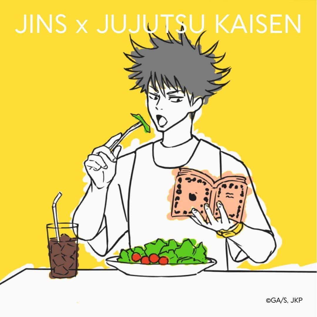 JINSのインスタグラム：「JINS x JUJUTSU KAISEN: Now re-stocked in-store & online #jujutsukaisen #jins」