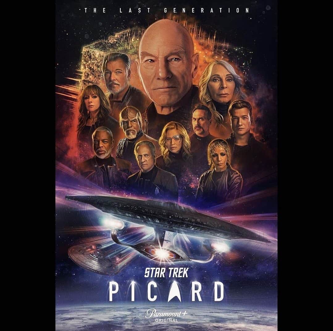 ジェリー・ライアンのインスタグラム：「THIS IS IT. The FINAL episode of #startrekpicard is streaming now. What a journey this has been… A huge thank you to the fans who have given us so much love through all these years. Your enthusiasm and support has been nothing short of amazing. And a very special thank you to our fearless leader @terrymatalas and the entire remarkable writing team for giving all of these characters such beautiful words to play with.  To my partners in crime, our incredible  cast: My God, what an HONOR and a TRUE JOY it’s been to play with you all!  Let’s do it again. 🖖🏼❤️」