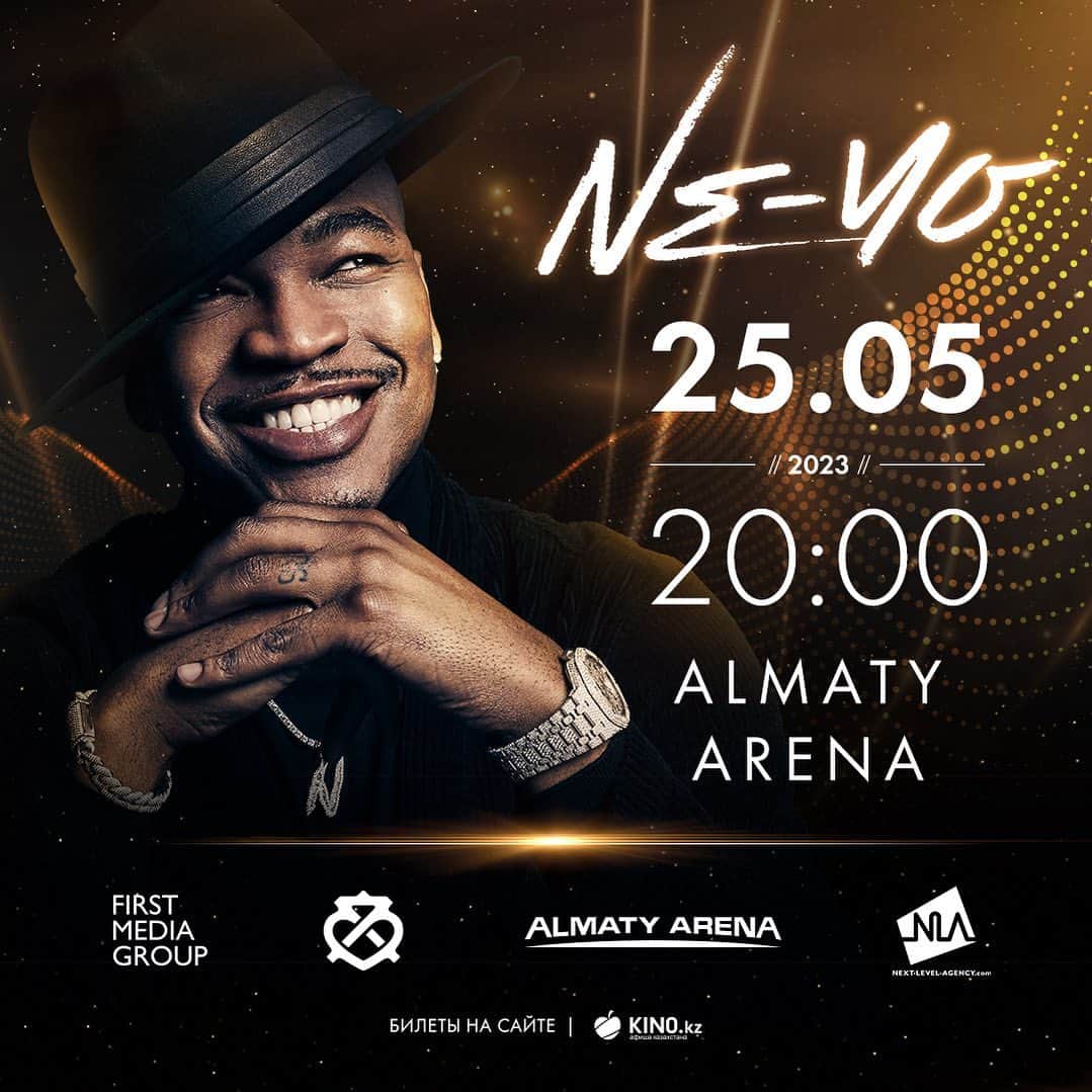 NE-YOのインスタグラム：「Kazakhstan! Can't wait to rock out with y'all 5/25! Hit link in bio for tix! 🇰🇿」
