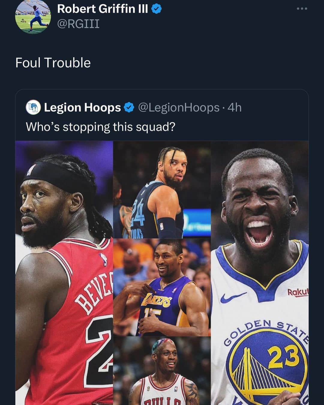 ロバート・グリフィン3世のインスタグラム