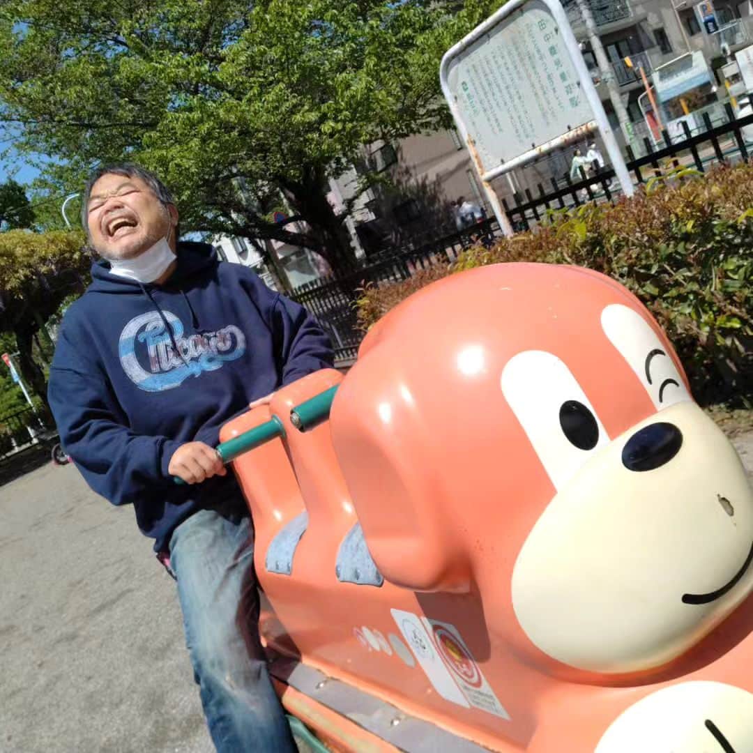 グレート義太夫さんのインスタグラム写真 - (グレート義太夫Instagram)「あははあはは(笑) ロッキンパッピー。 #狛江」4月21日 3時56分 - great_gidayu