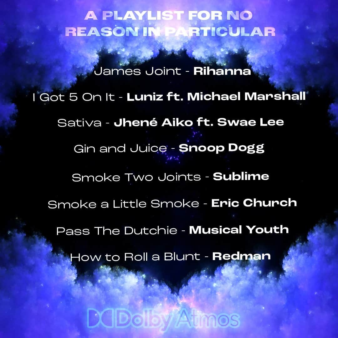 ドルビーラボラトリーズのインスタグラム：「Want to relax, feel inspired or expand your mind? Take a hit of these tracks in #DolbyAtmos.」