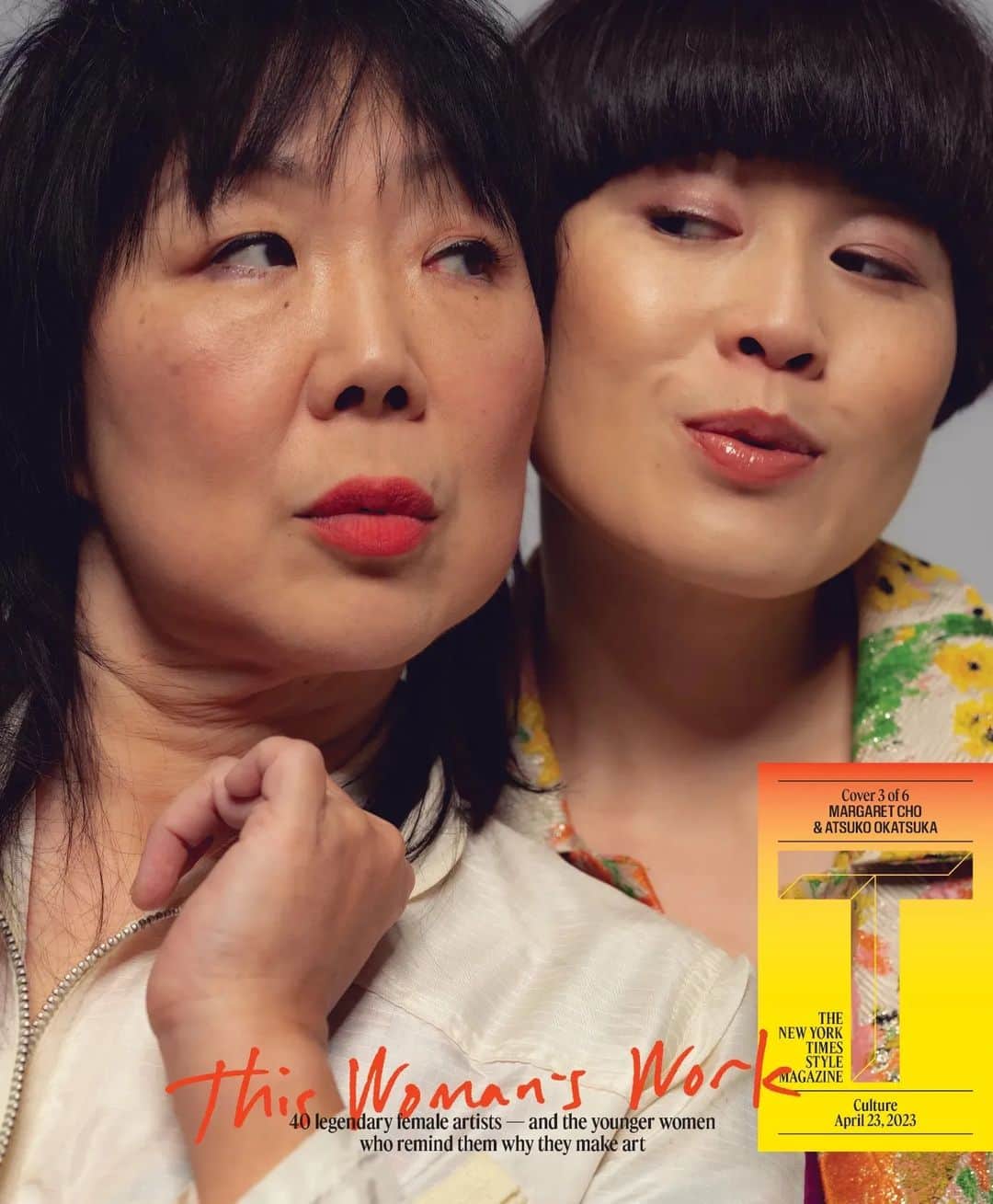 マーガレット・チョーさんのインスタグラム写真 - (マーガレット・チョーInstagram)「Margaret Cho is my queen! An icon, unapologetically hilarious and unique and thank you for choosing me to be a part of @tmagazine "This Woman's Work" with you! ♥️😭  My makeup by @stephielashes Photographer: @kanyaiwana」4月21日 6時47分 - margaret_cho