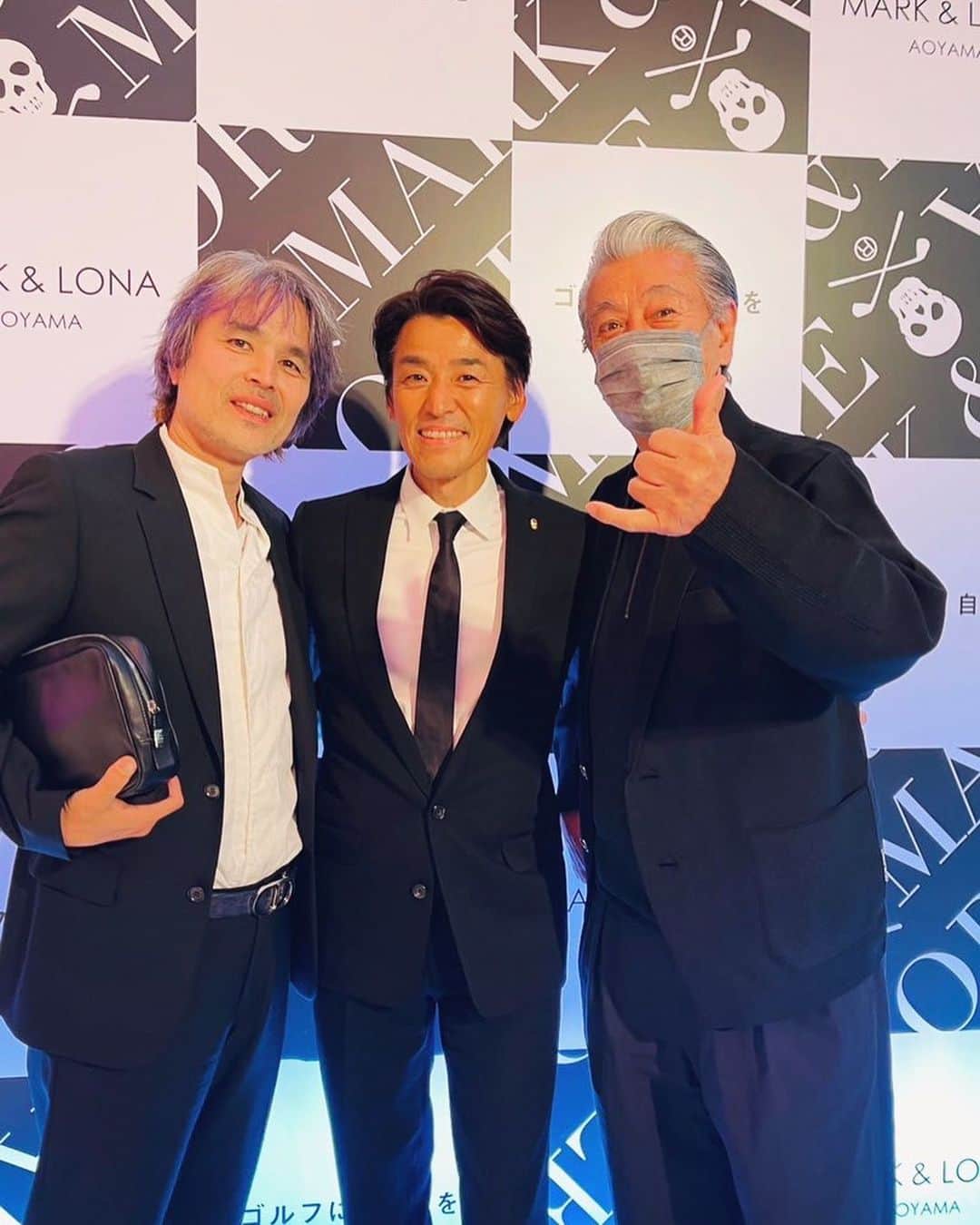 のインスタグラム：「㊗️MARK & LONA 表参道ヒルズ店オープン　レセプションイベント #markandlona  #純次さん　#松村社長　#omotesando #omotesandohills #event #golf #golfwear」