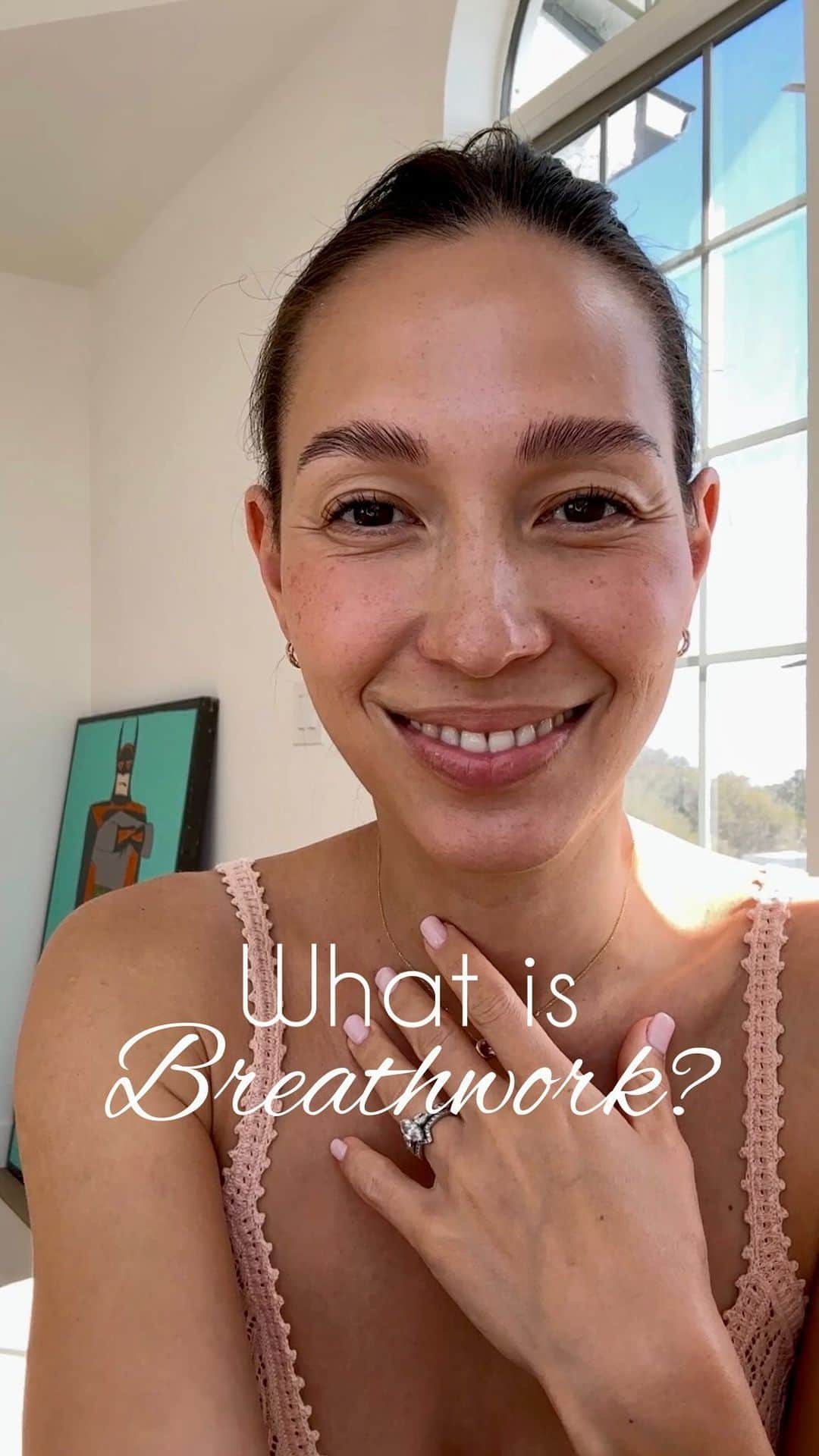 Livのインスタグラム：「Breathwork is when one systematically changes the pattern of the breath for a therapy-type result. With so many types of breathwork out there I wanted to explain the #sacredbreath method that I am offering in our upcoming @wearewomom retreat. Go to womom.com or link in bio to breathe with me 😮‍💨🧘‍♀️🫁💖✨   #womom #breathwork #letgo #traumarecovery #traumahealing #traumainformed #retreatyourself #allwomen #selfcare #loveyourself」