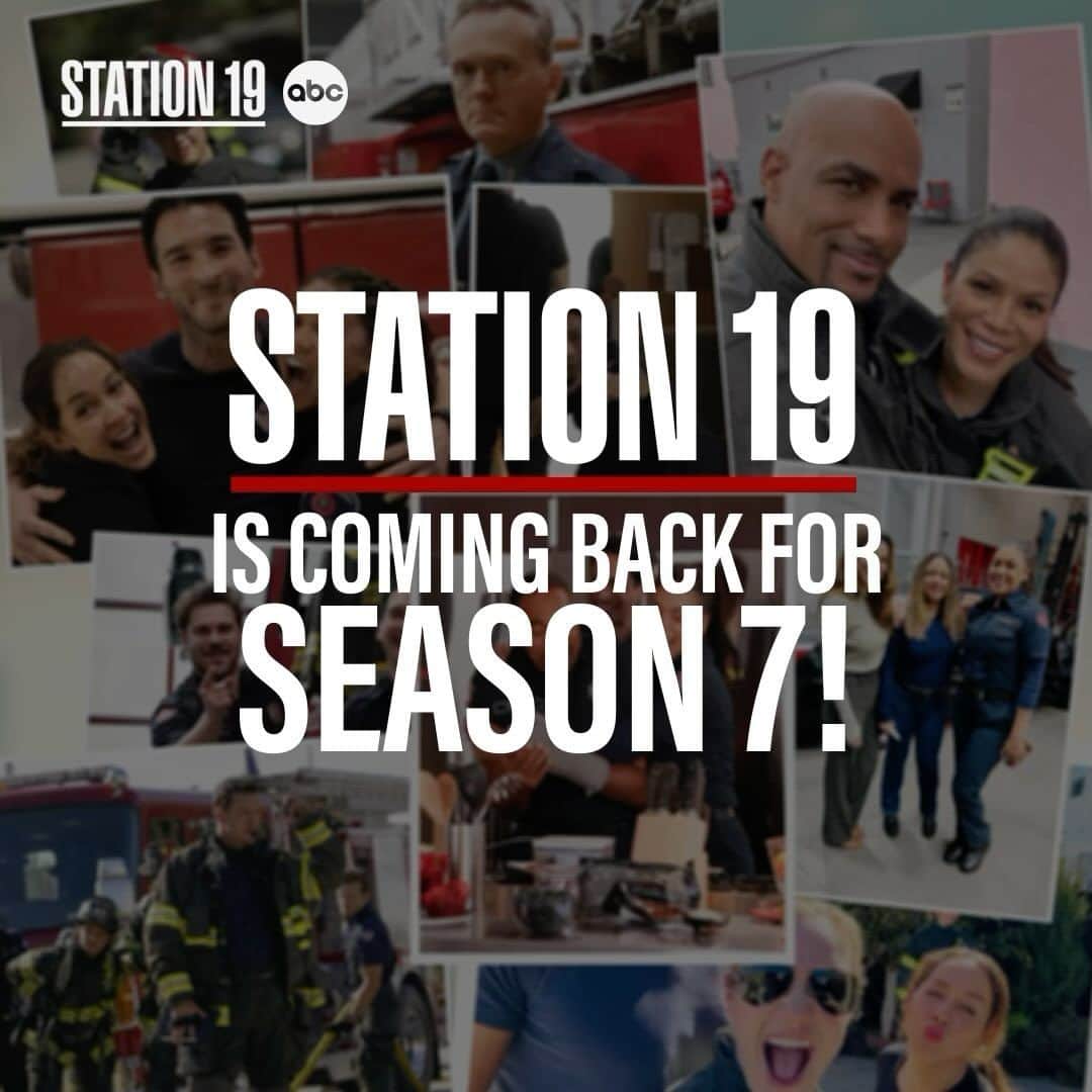 アメリカン・ブロードキャスティング・カンパニーのインスタグラム：「More episodes of #Station19 are coming in hot with Season 7. ❤️‍🔥」