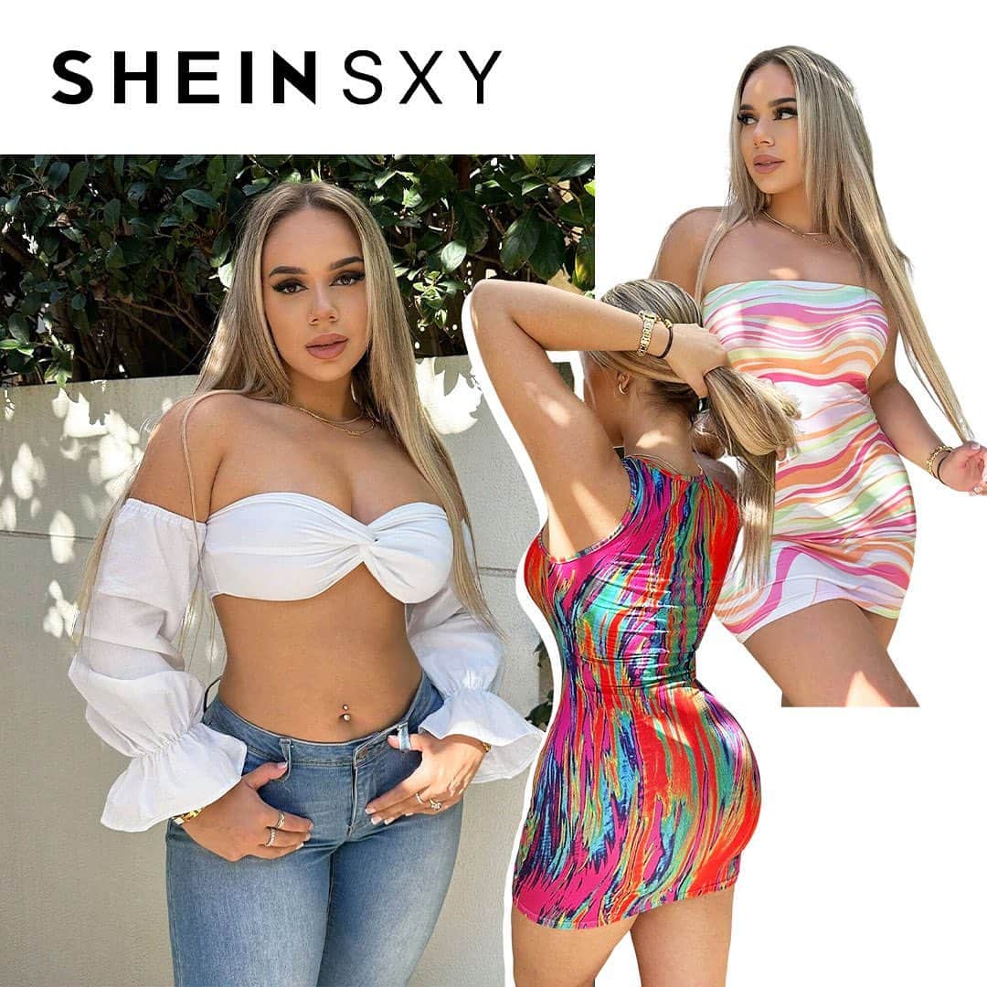 SHEINさんのインスタグラム写真 - (SHEINInstagram)「Flex your SXY in vibes so vibrant you might outshine the sun 🔥🌞  🔎14632266 14631339 14608284 14631342   #SHEINSXY」4月21日 20時31分 - sheinofficial