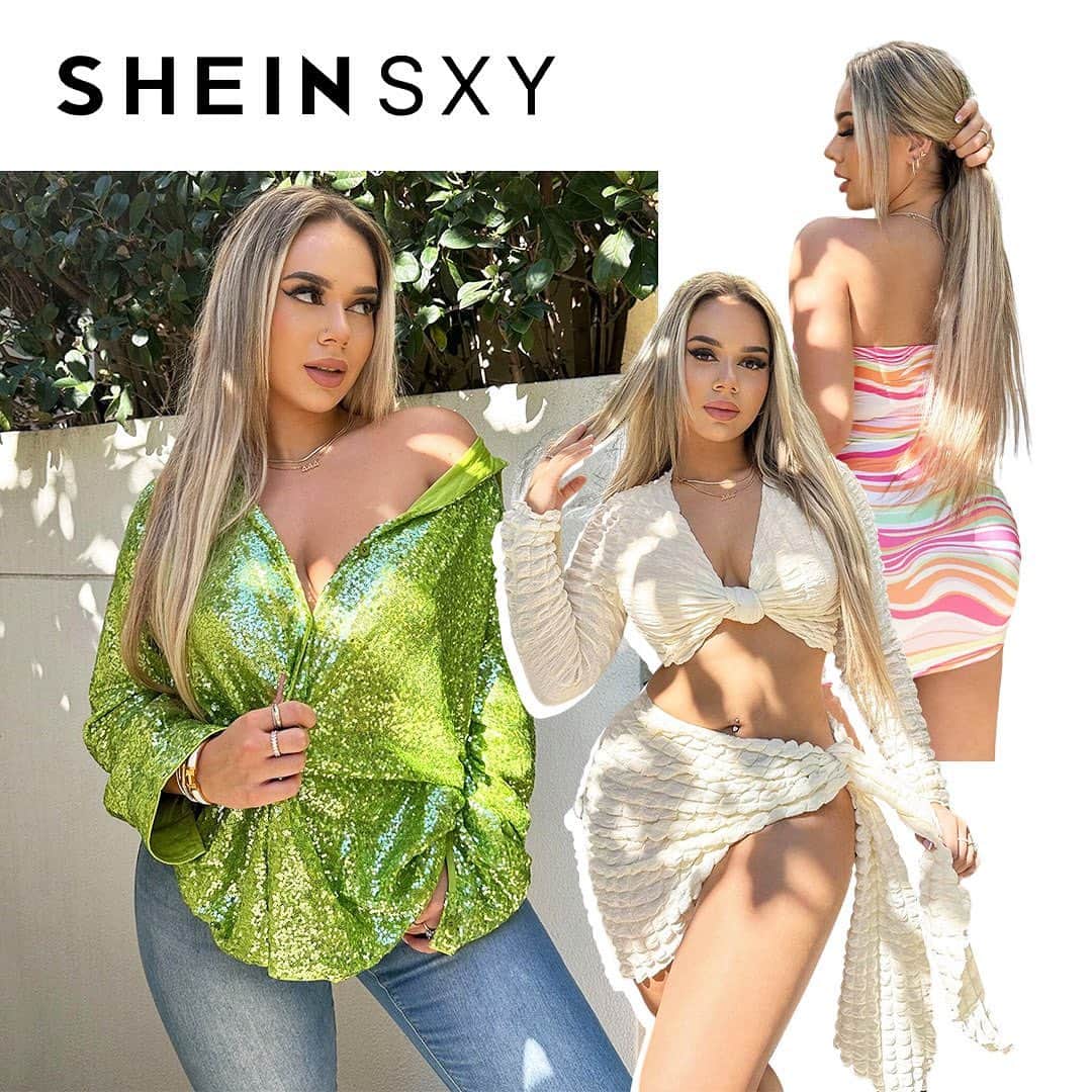 SHEINさんのインスタグラム写真 - (SHEINInstagram)「Flex your SXY in vibes so vibrant you might outshine the sun 🔥🌞  🔎14632266 14631339 14608284 14631342   #SHEINSXY」4月21日 20時31分 - sheinofficial