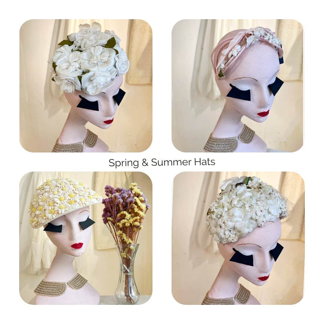 NUTTY Vintage&Collectibleのインスタグラム：「👒 weekend special👒  Spring & Summer Hats  春夏に活躍するストロー素材ハットからノスタルジックフラワー、リボンなど NUTTYの人気アイテムvintage hatを大量入荷します！  いつもの装いにプラスするだけで、個性が引き立つデザイン豊かなvintage hatを GWのお出かけコーデのポイントにいかがですか?👒  ┈┈┈┈┈┈┈┈┈┈┈┈┈┈┈┈┈ 【NUTTY通販について】 ⚫︎SNS掲載商品は通販可能です。お気軽にDMにてお問い合わせ下さい。 ⚫︎＜ONLINE STORE＞http://nutty.theshop.jp/ （プロフィールページURLよりアクセス出来ます） ┈┈┈┈┈┈┈┈┈┈┈┈┈┈┈┈┈  #nuttyvintage#vintage #vintagefashion#南堀江#古着#1940s#1950s#1960s#1970s #1980s #80s #vintageheaddress #vintagehat #headdress #ootd #vintageootd」