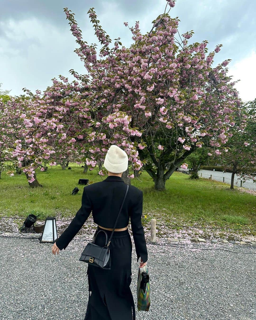中川友里さんのインスタグラム写真 - (中川友里Instagram)「二条城でまだお花見🌸できた👶🏻  #hanami #sakura #kyoto」4月21日 20時05分 - darayunya