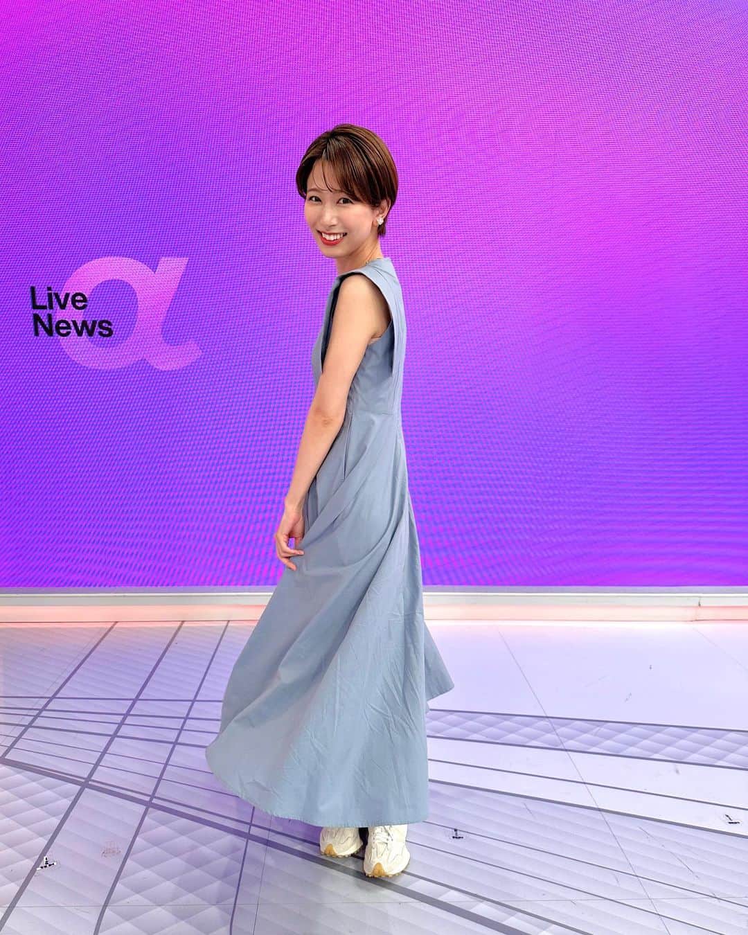 のインスタグラム：「🩵  最近の衣装をまとめました🫧  #衣装#春物  #ノースリーブワンピース」