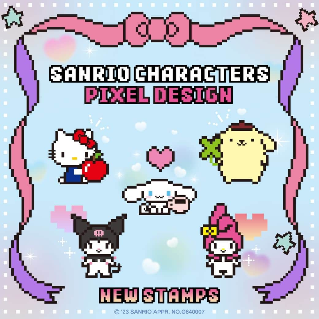 LINE Cameraさんのインスタグラム写真 - (LINE CameraInstagram)「ハローキティたちの8bit👾 平成レトロで懐かしかわいい🥰 . Hello Kitty and friends are in 8-bit👾 It's a blast from the past🥰 . #linecamera #lineカメラ #ラインカメラ #sanrio #サンリオ #ハローキティ #hellokitty #マイメロ #マイメロディ #mymelody #クロミ #kuromi #シナモロール #シナモン #cinamoroll #ポムポムプリン #pompompurin #8bit #ドット絵 #pixel #レトロ #平成レトロ #サンリオキャラクターズ ⁡⁡#sanriocharacters #スタンプ #stamp #stamps」4月21日 12時00分 - linecamera_official