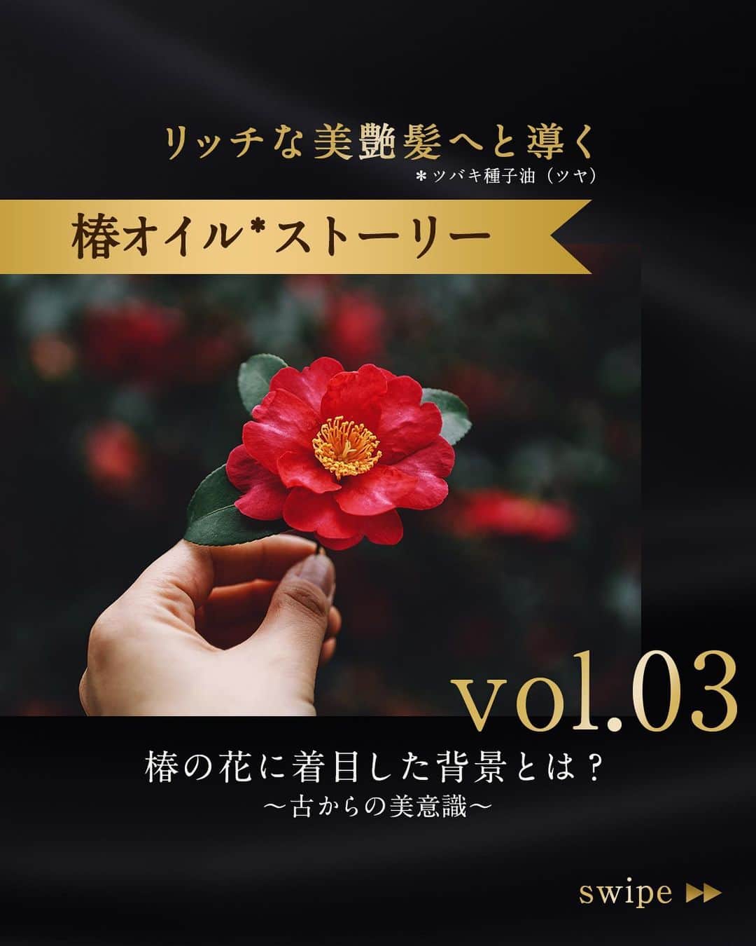 TSUBAKI（資生堂）のインスタグラム：「＼椿の花に着目した背景～古からの美意識～ ／  奥深く、高貴な花として存在する椿。 今回は、椿の花が日本人の美意識の象徴となった理由を開発担当者がご紹介します🌸  ―――――――――――――――――― vol,01「TSUBAKIと椿オイル*の出会い」は 2月8日の投稿をcheck！ 👉 @tsubaki_jp ――――――――――――――――――  *ツバキ種子油（ツヤ）  #TSUBAKI #ヘアマスク #ヘアパック #ヘアケア #ダメージヘアケア #おすすめシャンプー #モテ髪 #コスメレポ #シャンプーマニア #美髪ケア #美髪マニア #おすすめヘアケア #乾燥 #バズりコスメ #ドラコス #椿 #椿オイル #椿油 #ヘアケア方法」