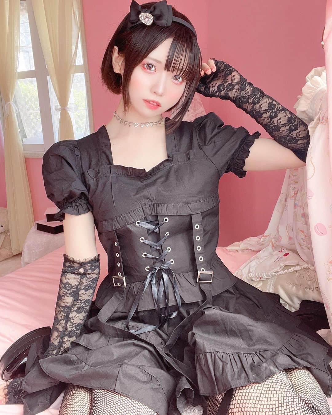 千夢のインスタグラム：「愛されたいのは機密事項！💟  #地雷 #地雷女子  #地雷女 #地雷系  #地雷系女子 #量産型ヲタク  #量産型コーデ #量産型女子  #量産型  #cosplay #cosplayer #cosplays #cosplaying #cosplaygirl #cosplaymodel #cosplayersofinstagram #cosplaymakeup #model #kawaii #japanesecosplay #japaneseidol  #japan_of_insta  #japanesegirl #japanesegirls  #instafollow #followme  #コスプレ #コスプレイヤー」