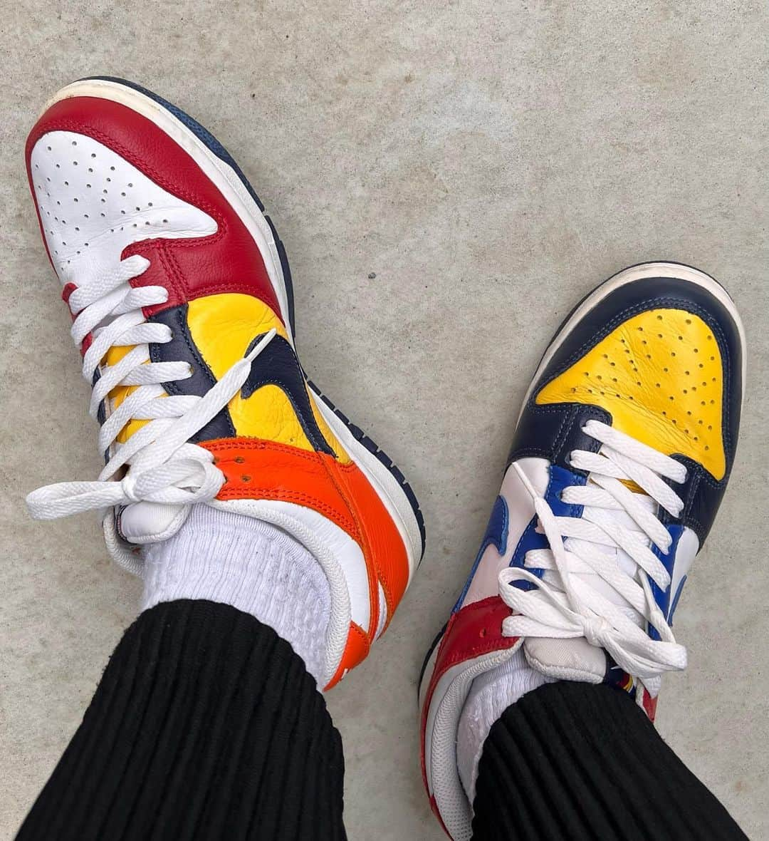 岩崎藍のインスタグラム：「. .  . . NIKE DUNK LOW JP "WHAT THE" . . #nike #dunk #cojp #atmos #sneaker #sneakers #sneakergirl #sneakerzimmer #sneakeraddict #hypebeast #hypebeastzh #hypebeastkicks #getswooshed #hypebae #ナイキ #ダンク #sneakergirl #whatthe #dunklow #ai撮り」