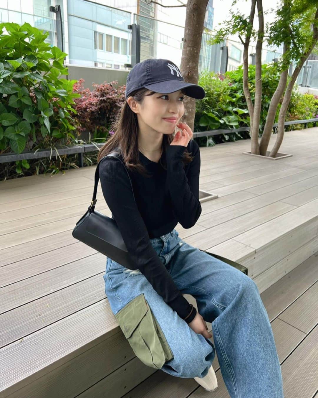 村島未悠のインスタグラム：「いつかの私服♡ 1週間お疲れ様でした☀︎」