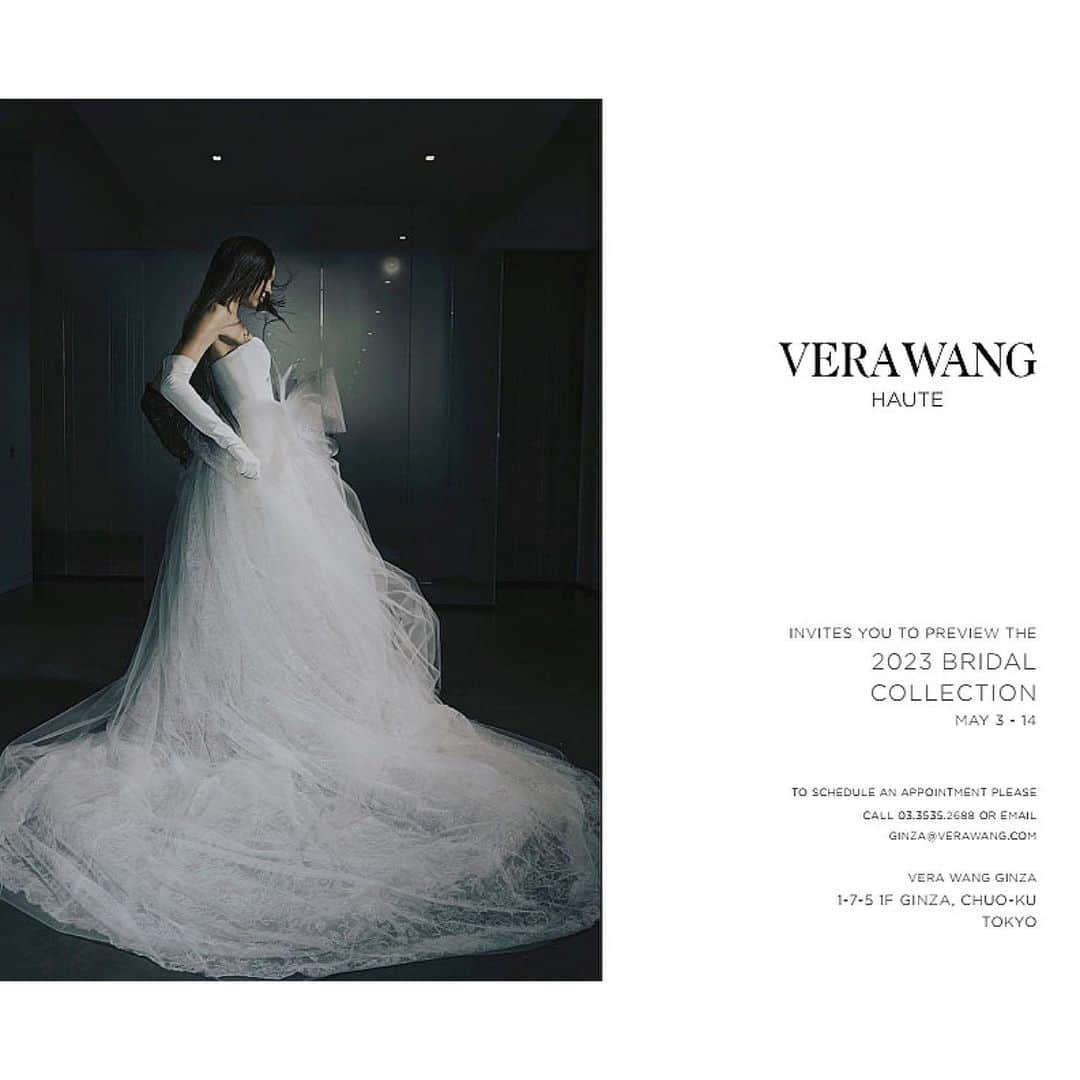 ハツコ エンドウさんのインスタグラム写真 - (ハツコ エンドウInstagram)「＊  VERA WANG GINZA_ 『HAUTE WEDDING 2023 TRUNK SHOW』開催  最新ブライダルコレクションを いち早くご試着いただけます。 是非この機会にご予約ください。  2023／5／3（水祝）〜 5／14（日）迄 ヴェラ・ウォン 銀座本店 03-3535-2688 11：00〜20：00（平日） 10：00〜19：00（土日祝）  #verawang #verawanghaute #verawangginza  #trunkshow  #event #hatsukoendo  #ginza #tokyo #ヴェラウォンオート  #ヴェラウォン銀座本店  #ヴェラウォン #東京 #銀座 #トランクショー  #イベント #開催 #ウェディングドレス #カラードレス #完全予約制 #成約特典」4月21日 16時00分 - hatsuko_endo