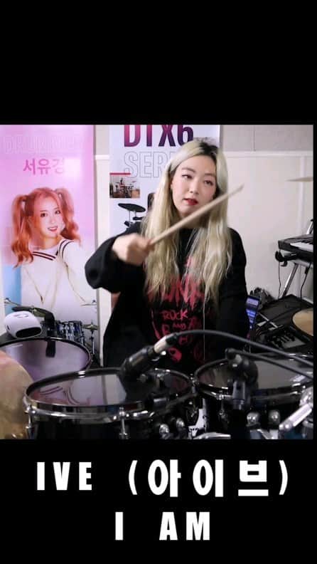 You Kyungのインスタグラム：「#아이브 #IVE #IAM #drum #drummer #drumcover #kpop #케이팝 #신곡」