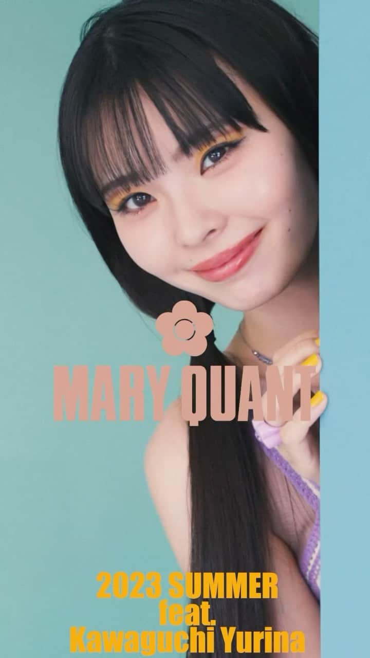 MARY QUANT officialのインスタグラム：「- 2023 SUMMER COLLECTION feat.Kawaguchi Yurina - マリークヮントの夏コレクション おすすめコーデを動画でご紹介！ - 2023 SUMMER COLLECTIONは 順次展開中！ プロフィールのURLより オンラインショップをCHECK！ - MODEL:＠kawaguchi_yurina_official - #MARYQUANT #2023SUMMER #NEWITEMS #FASHION - #マリークヮント #ワンピース #デニム #ミニトート #ハーフムーンバッグ #Tシャツ #デニムスカート #バケットハット #アクセサリー #夏コーデ」