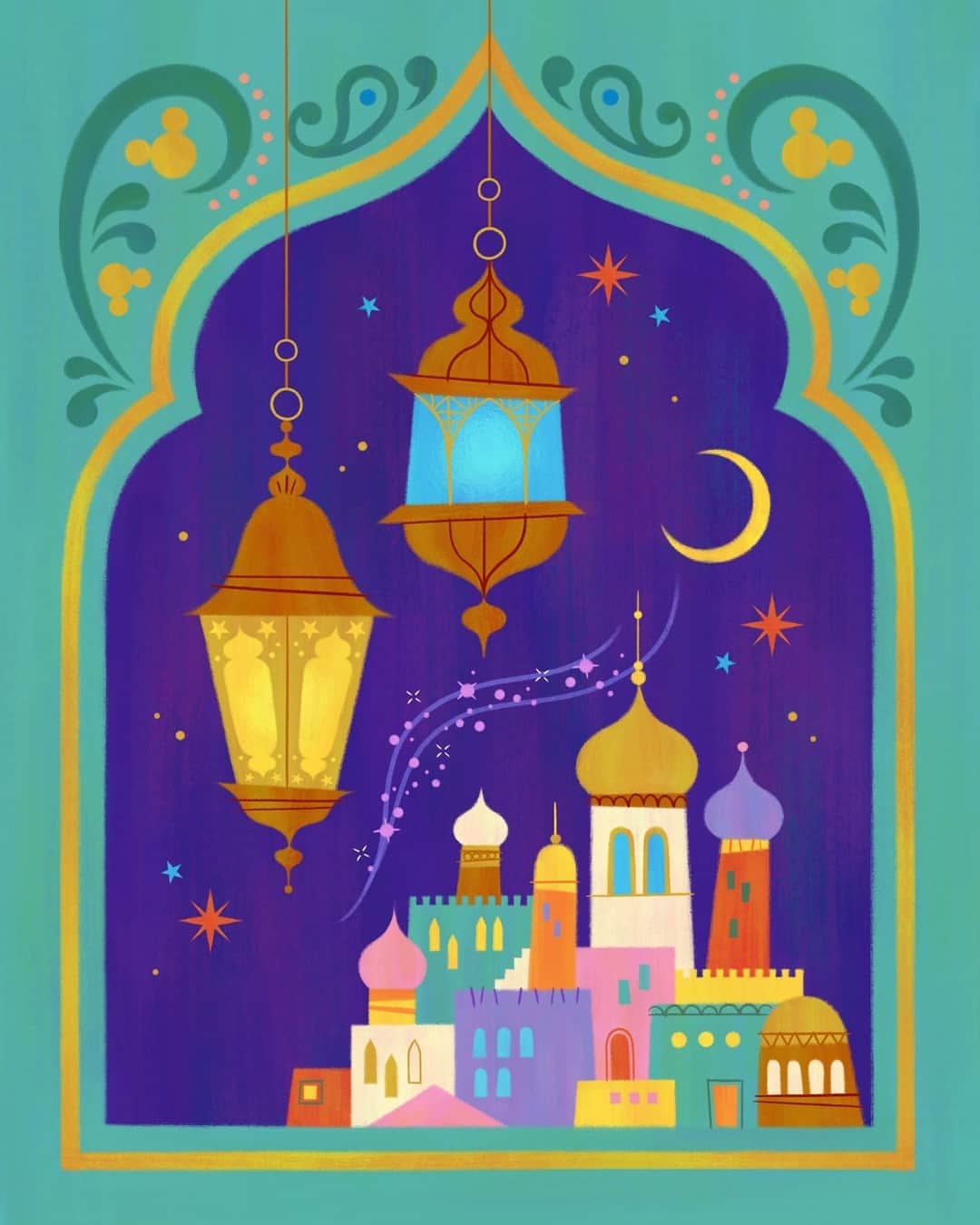 Disneyさんのインスタグラム写真 - (DisneyInstagram)「Eid Mubarak! 🧡」4月22日 5時00分 - disney