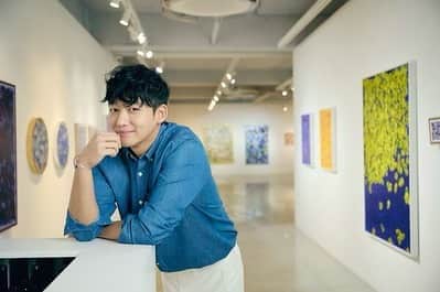 イ・テソンのインスタグラム：「#Interview  #여성조선#이태성작가#개인전」