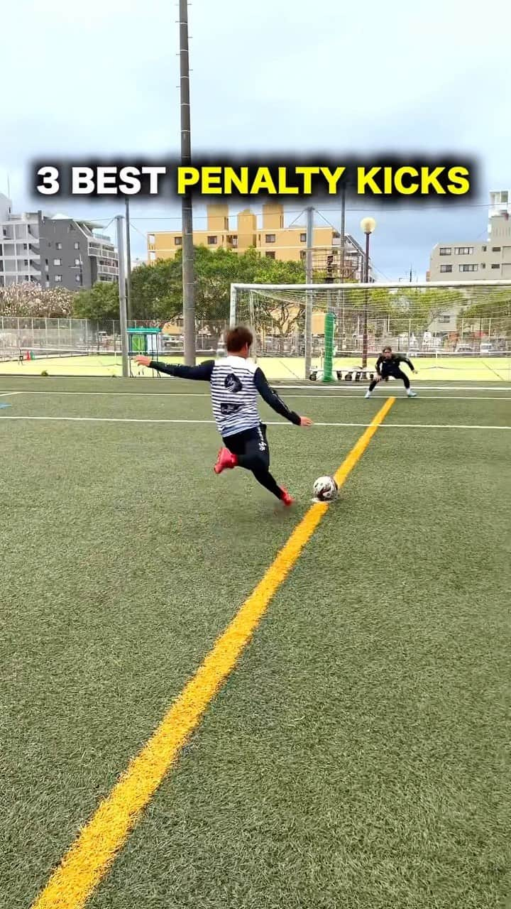 koheiのインスタグラム：「どのPK⚽️が好き?🤔 Which penalty do you prefer?🙋‍♂️ #soccer #football  #skills #サッカー #pk  #penalty」