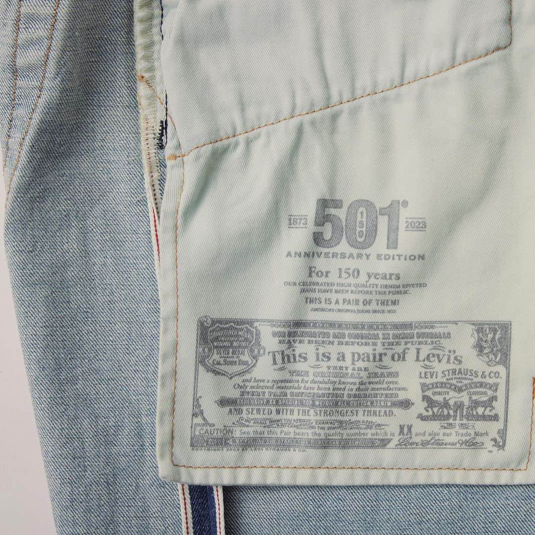 Levi's Japanさんのインスタグラム写真 - (Levi's JapanInstagram)「150th anniversary 501®  「150」と記されたレッドタブ®の501®がリリースされるのは今年だけ。スレーキもリデザイン。  #150YearsOf501 #リーバイス501 #リーバイス #Levis #Levis501」4月21日 18時19分 - levis_japan