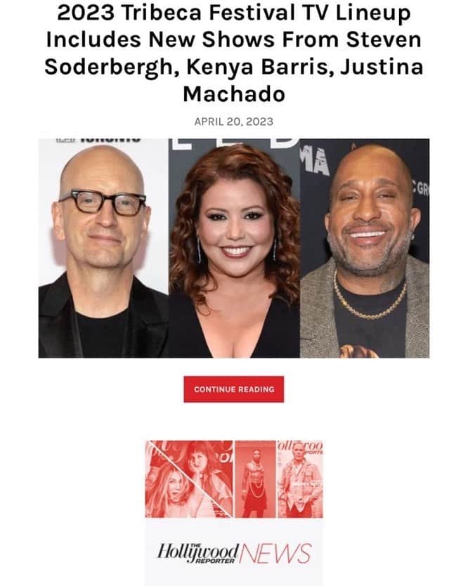 のインスタグラム：「The queen that is @justinamachado will be screening #DoloresRoach at #Tribeca2023. My Comadre is absolute fire, the show is genius, and I’m proud to have gotten to play with her and the team that includes writer #aaronmark, @daphnerubinvega  and @gloriakellett. Drops on @primevideo July 7.」