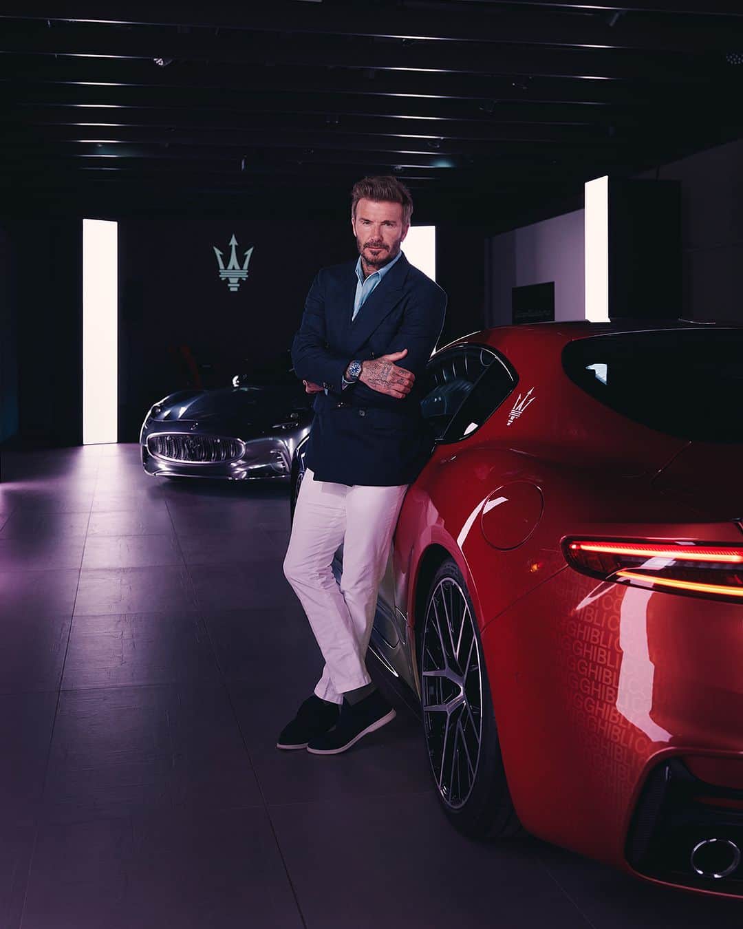 Maserati Japan | マセラティ ジャパンのインスタグラム：「万華鏡のようなエネルギーと恒星のようなゲスト。 デビッド・ベッカム（@davidbeckham）、藤原ヒロシ（@fujiwarahiroshi,）、マチルダ・デ・アンジェリス（@matildadeangelis）、ダーダスト（@dardust）、生沢舞（@teamikuzawa）。 #Maserati #マセラティ #MaseratiJapan  #マセラティジャパン #GranTurismo #グラントゥーリズモ」