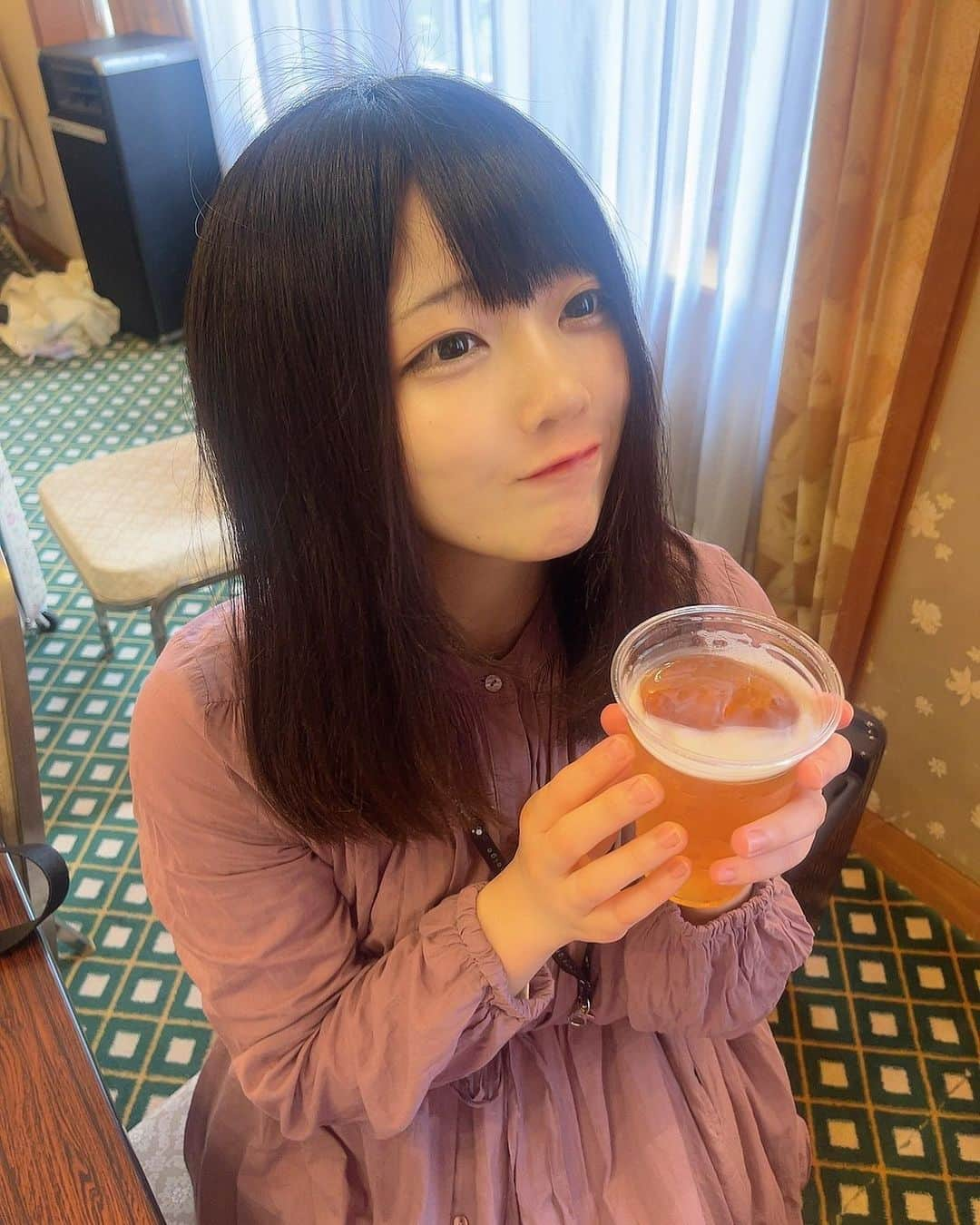 池田杏菜さんのインスタグラム写真 - (池田杏菜Instagram)「.  けへっ🍺🐹   ライブ終わりの一杯〜〜〜  #麦がさいこう  ﾑｷﾞ(🌾՞ ܸ. ̫ .ܸ՞🌾)ﾑｷﾞ」4月21日 21時10分 - ikestagram_o00