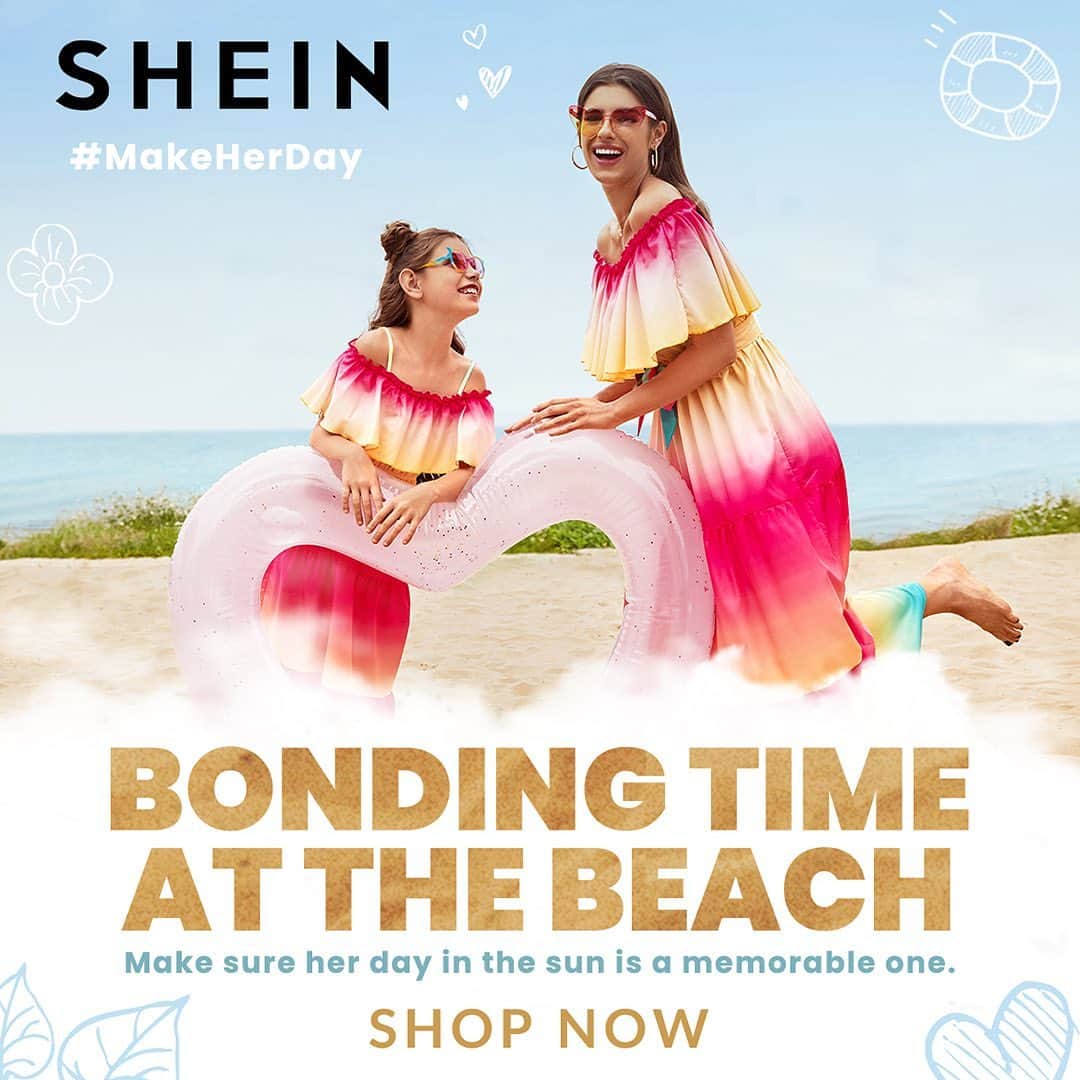 SHEINさんのインスタグラム写真 - (SHEINInstagram)「FAMILY BEACH DAY Make the fam's day in the sun a memorable one.  SURF FOR PERF PAIRS> https://shein.shop/ribu4ul  #MakeHerDay」4月21日 21時28分 - sheinofficial