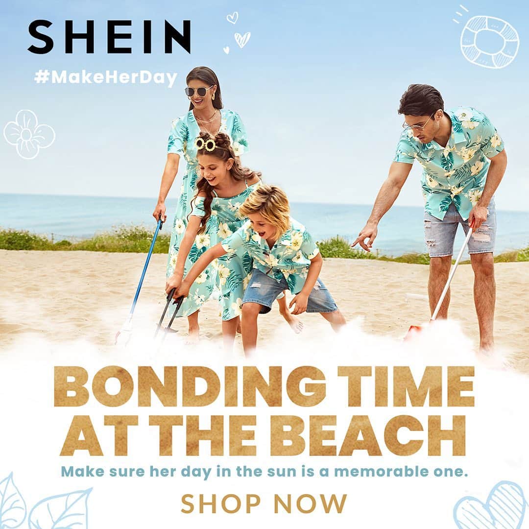 SHEINさんのインスタグラム写真 - (SHEINInstagram)「FAMILY BEACH DAY Make the fam's day in the sun a memorable one.  SURF FOR PERF PAIRS> https://shein.shop/ribu4ul  #MakeHerDay」4月21日 21時28分 - sheinofficial