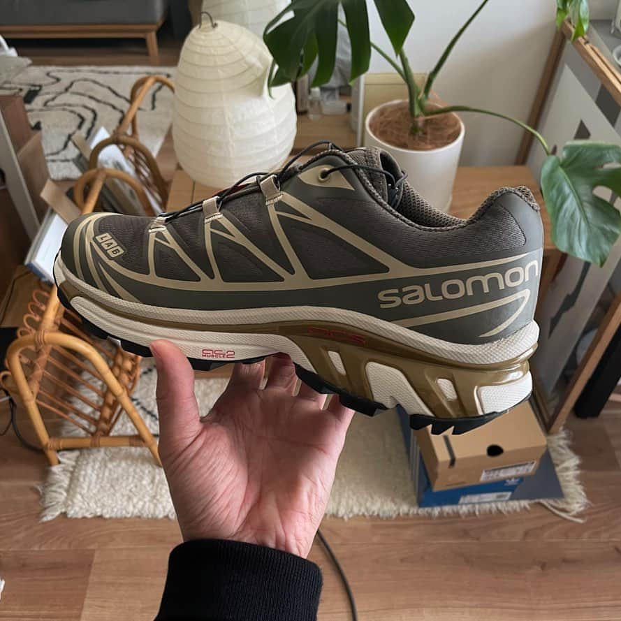 吹春友介のインスタグラム：「⠀ 🩶@salomon  #salomon #xt6」