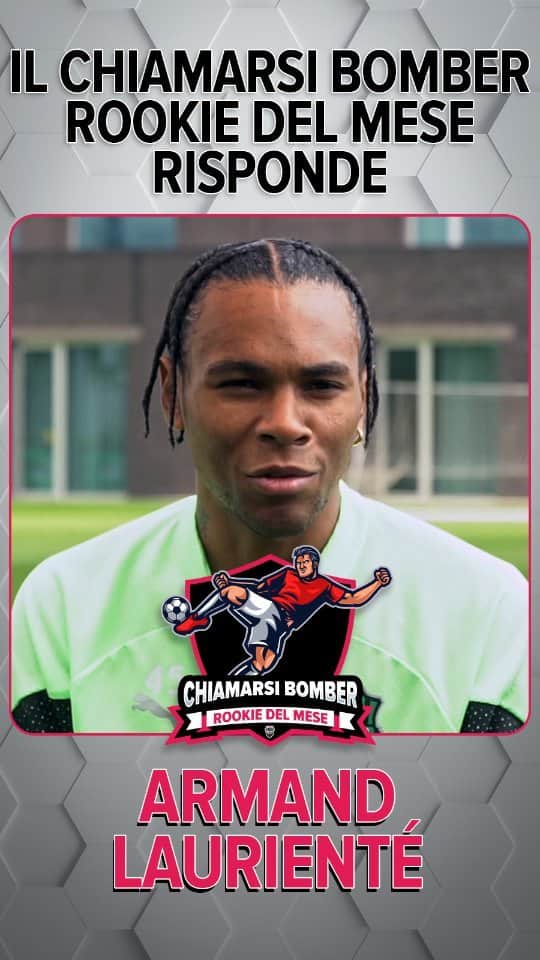 USサッスオーロ・カルチョのインスタグラム：「Il Rookie del mese di marzo Armand Laurienté ha risposto alle domande che gli avete fatto nelle stories: - Che gol sogni di fare? - Il tuo secondo sport. - cucina italiana o francese? - Crescere col Sassuolo.  #sassuolo #lauriente」