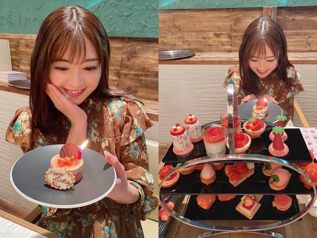 浜田コウさんのインスタグラム写真 - (浜田コウInstagram)「3月りさちゃんとアフタヌーンティーした日🍓🫖 この日も楽しくてほんまにあっという間やった〜🌸 にこにこ喜んでくれる姿が可愛くて嬉しかったなぁ👼🏻💕  #アフタヌーンティー#afternoontea#ストロベリーアフタヌーンティー#誕生日」4月21日 21時59分 - kou0929