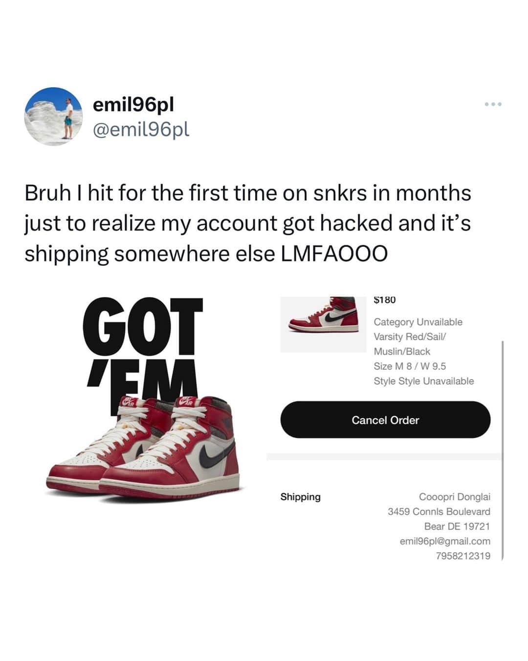 のインスタグラム：「If it was me, I would pull up to that address and tell Cooopri they gotta see me outside 😤👊💥」