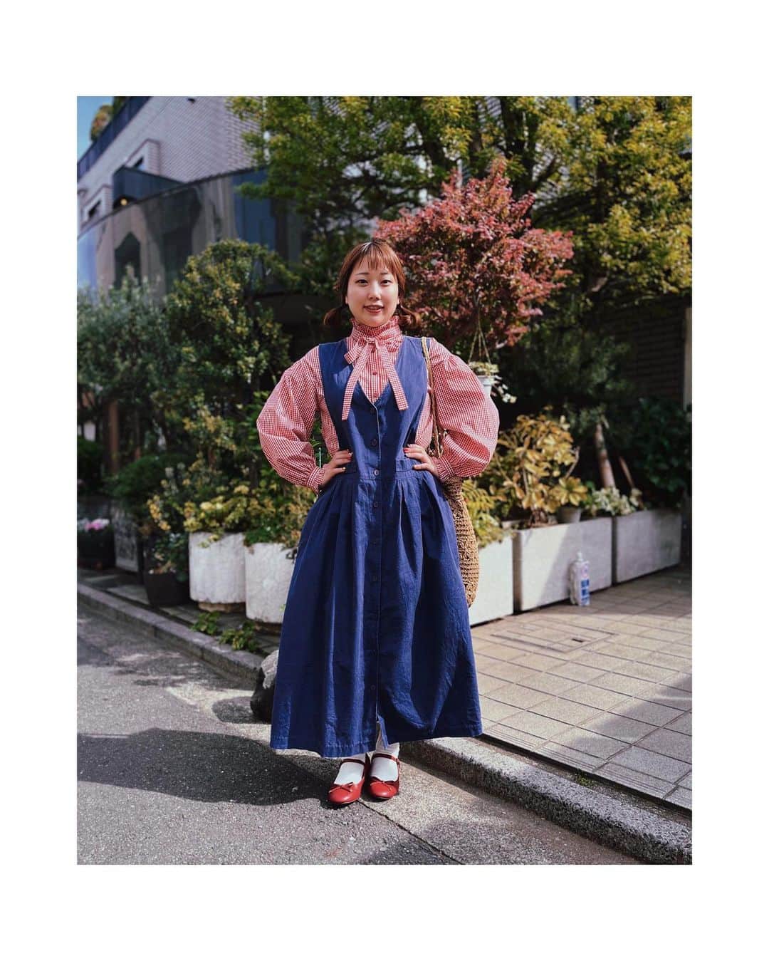 山井祥子さんのインスタグラム写真 - (山井祥子Instagram)「最近買ったブラウスを着てみたよ。ギンガムチェック大好きなんだよね。  #ギンガムチェック #今日の服  #milk #ananotherangelus  #ootd」4月21日 22時09分 - shoko_yamai