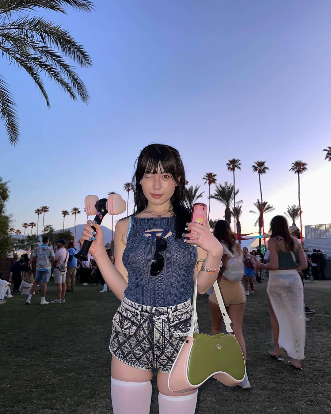 柚月瀬那のインスタグラム：「@coachella D-2🩷🏜️💞 @diesel」