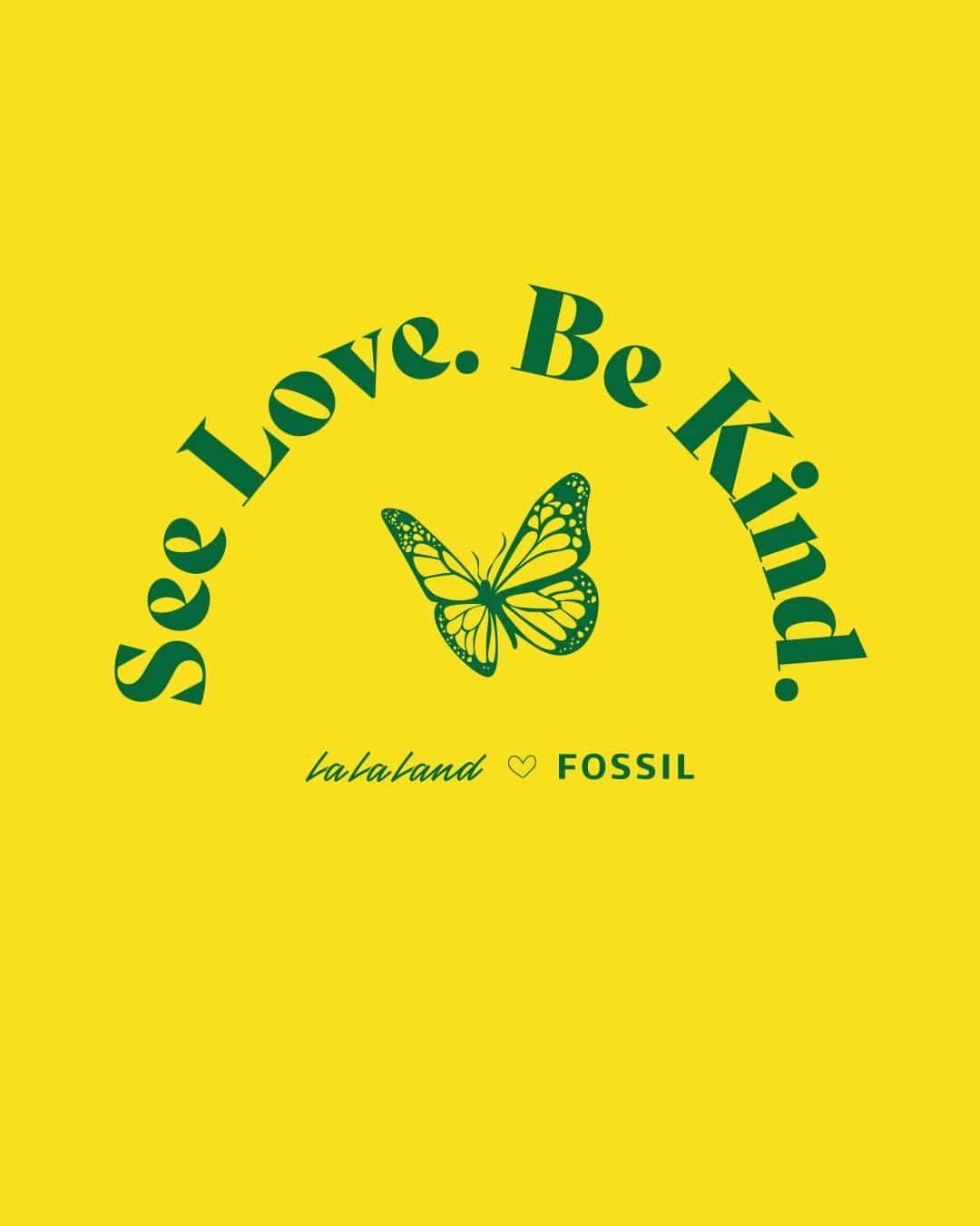 fossilのインスタグラム：「Share with whoever needs to hear this today. 💛 #LaLaLandxFossil」