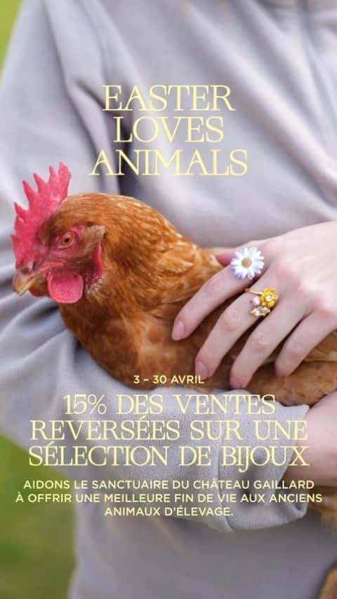 レネレイドのインスタグラム：「📣Super collab avec @lesnereidesparis   Ce mois-ci, 15% des recettes sont reversées au sanctuaire pour venir en aide à nos chers bébés 🐓🐑🐈‍⬛ @sanctuaireduchateau   On est honorés d’avoir été sélectionnés par cette super marque familiale et éthique aux magnifques bijoux Haute fantaisie ❤️  1000 merci 🙏❤️🌱 - #Lesnereides  #sanctuaireanimalier #sanctuairepouranimaux #refugeanimalier #lesnereideslovesanimals #association #animals」