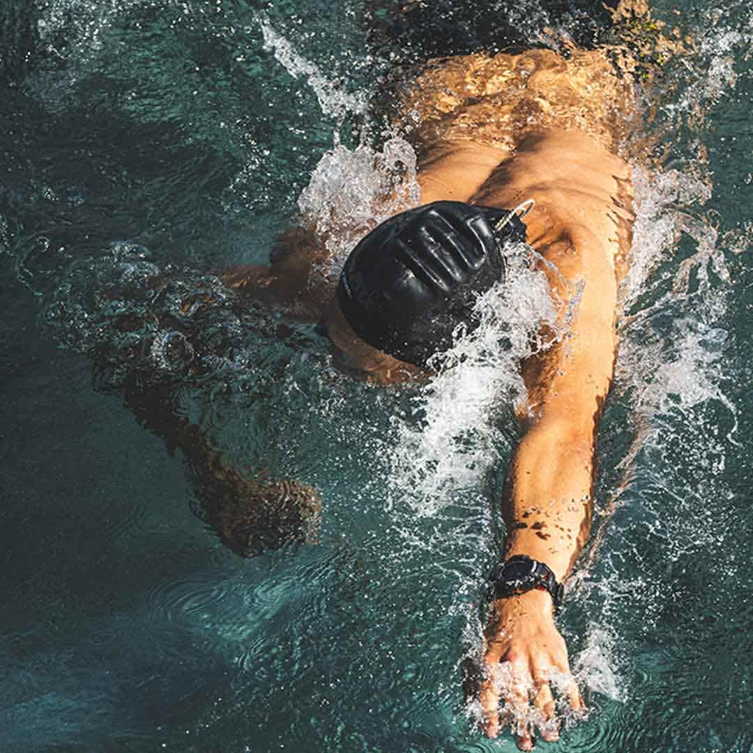 G-SHOCKのインスタグラム：「Kick your swim up a notch with G-SHOCK MOVE'S GBDH2000. Now with gyroscope that detects swim strokes and turns.🏊  Shop now at our link in bio.  ⌚️: GBDH2000-1A, GBDH2000-1A9  #GSHOCK #GBDH20001A #GBDH20001A9 #gshockMOVE #gshockwatch #watchaddict #workoutmotivation #swimming」