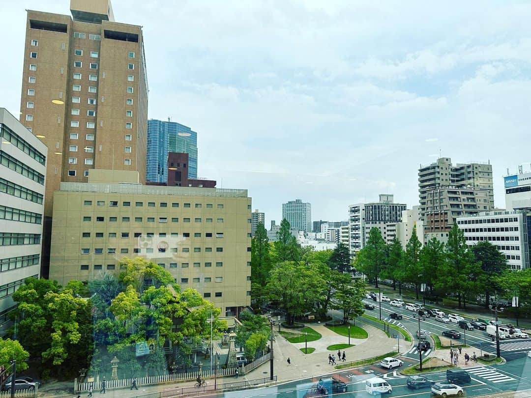 大隅智子のインスタグラム：「広島は新緑の季節。 G7広島サミットまで1ヶ月を切りました。 広島は盛り上がっています。 元気の源はやはりコレ！ お好み焼き！ #広島 #G7広島サミット #新緑 #お好み焼き」